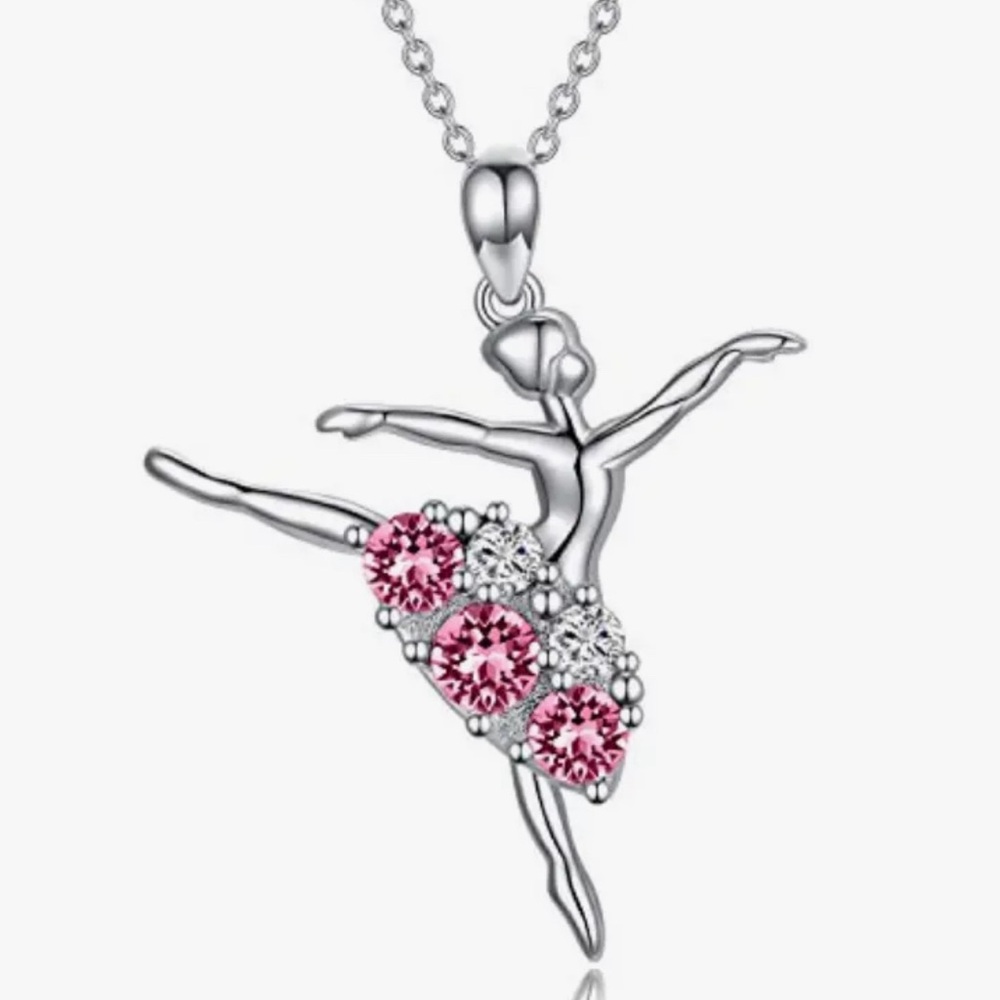 Ballet Dancer Pendant Necklace